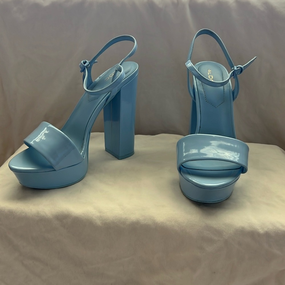 Blue 5 1/2” Heels